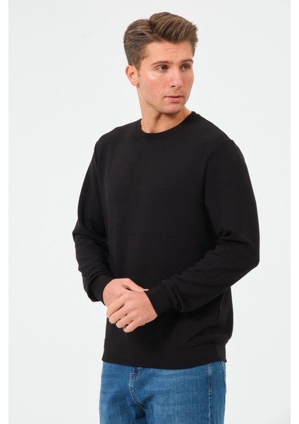 Erkek Oversize Bisiklet Yaka Sucuba Sweatshirt fiyatları