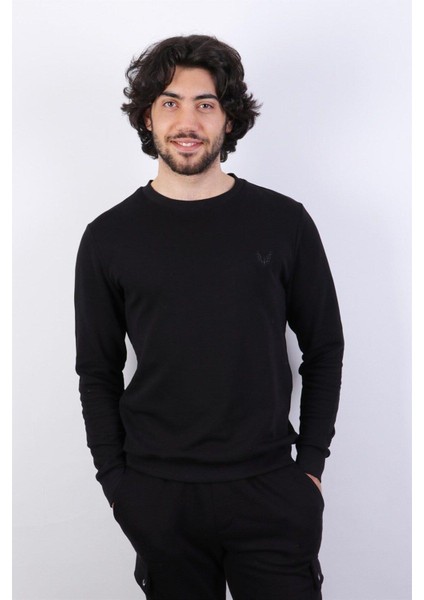 Rich Erkek Logo Nakışlı Sweatshirt