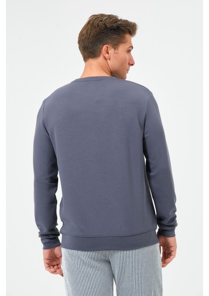 Erkek Oversize Bisiklet Yaka Sucuba Sweatshirt fırsatları