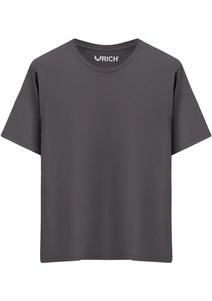Erkek 4 Lü Paket %100 Pamuk Oversize Tişört Basic Bisiklet Yaka Kısa Kollu T-Shirt fırsatları