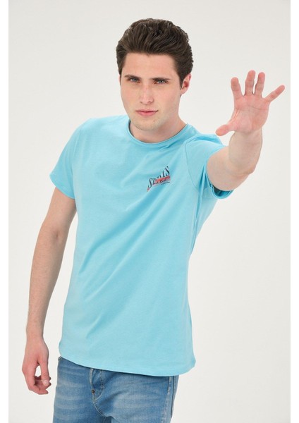 Erkek Yıkamalı Basic T-Shirt Tişört %100 Pamuk Tişört modelleri