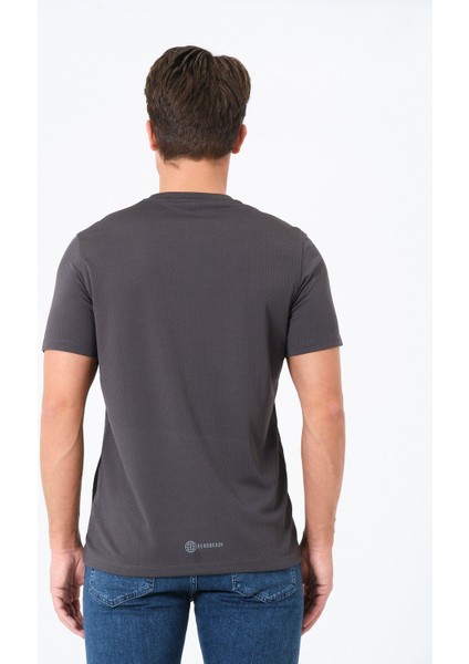 Erkek Bisiklet Yaka Basic Baskılı T-Şhirt fırsatları