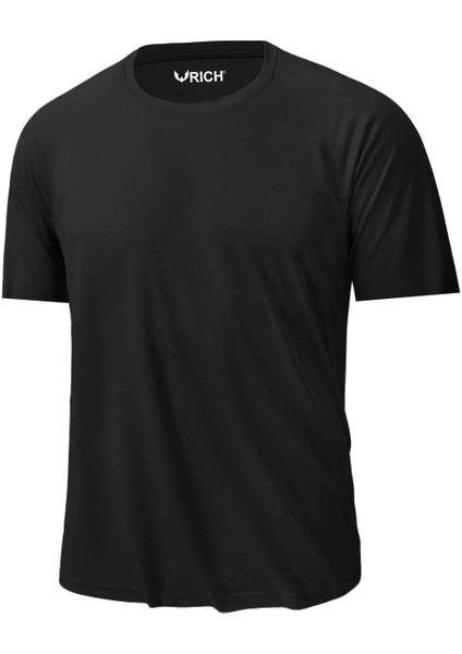 Erkek %100 Pamuk Slim Fit Sporcu Tişört Basic Bisiklet Yaka Kısa Kollu T-Shirt fiyatları