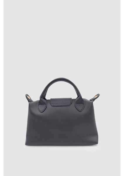 Neylo Fermuar ve Mıknatıs Kapamalı Deri Çapraz Askılı El Çantası Siyah fırsatları