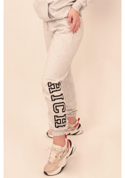 Rich Kadın Baskılı Eşofman Altı