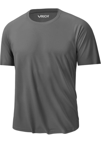 Erkek 3'lü Paket %100 Pamuk Slim Fit Sporcu Tişört Basic Bisiklet Yaka Kısa Kollu T-Shirt fırsatları