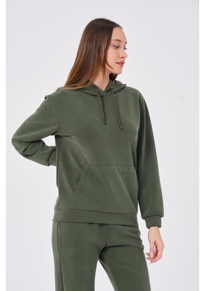 Kadın Yumuşak Kumaş Eşofman Takımı Eşofman Altı ve Sweatshirt fırsatları