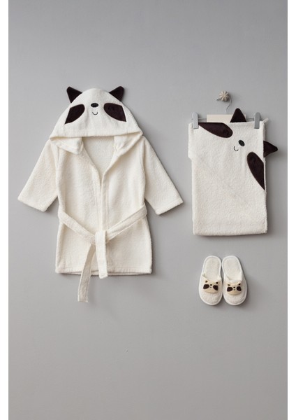 My Baby Kumsal % 100 Pamuk 0 - 24 Ay Bornoz Seti Rakun Desen Kutu Içerisinde 30048 fiyatları
