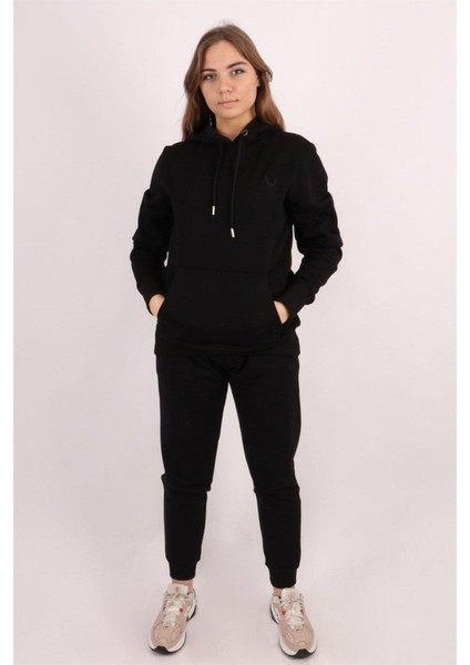 Rich Kadın Basic Örme Cepli Eşofman Altı Pantolon