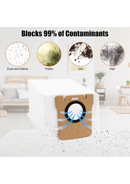 Xiaomi Için Aksesuar X20+ /X10+ Robot Elektrikli Süpürge, Yedek Ana Fırça Paspas Ped Toz Torbaları Yan Fırça Filtreleri (Yurt Dışından) modelleri