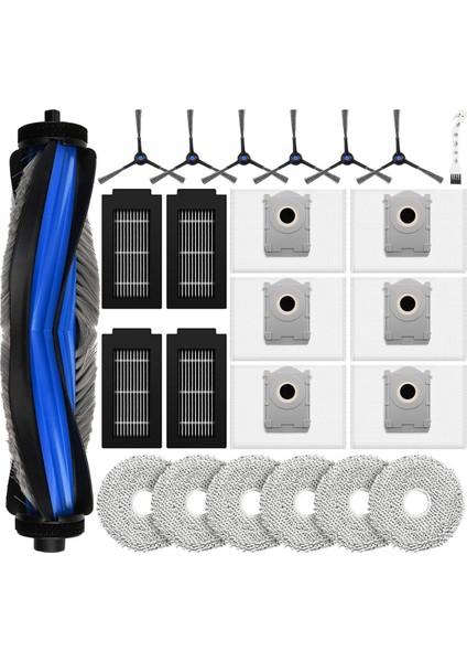 Ecovacs Deebot T50 Max Pro Omni Için 24 Parça Yedek Parça (Yurt Dışından)