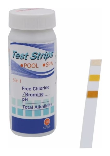 Ph Serbest Klor Toplam Alkalinite 3 Parametre Ölçer (Kutu Içeriği:50 Kağıt)