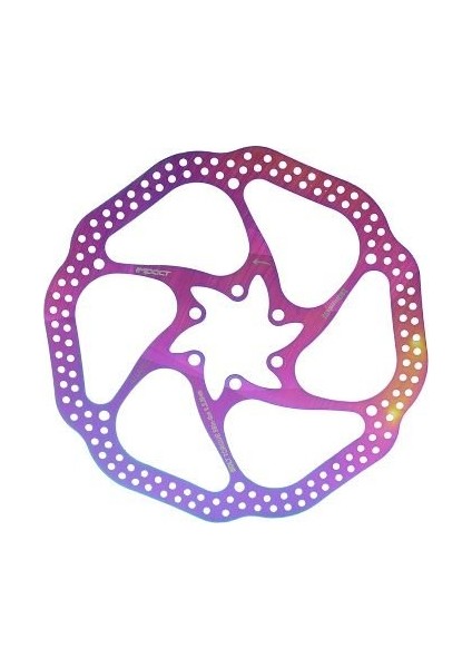 Impact Rainbow Rotor – 180 mm 6 Vida Kartlı Hs1 Model, Kutulu | Mtb ve Şehir Bisikletlerine Uyumlu