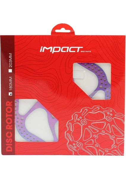 Impact Rainbow Rotor – 180 mm 6 Vida Kartlı Hs1 Model, Kutulu | Mtb ve Şehir Bisikletlerine Uyumlu fiyatları