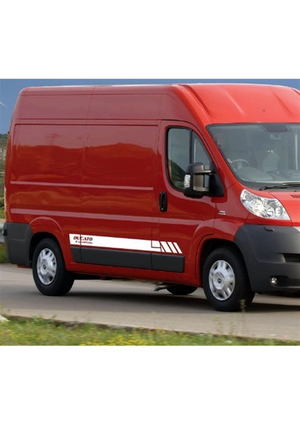 Fiat Ducato Yan Kapı ve Arka Kapı Şerit Sticker Etiket Modeli fiyatları