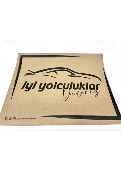 Araç Içi Kağıt Paspas 45X35 cm (500 Adet)