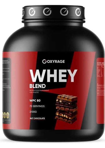 Whey Fındık Çikolata 2100 gr