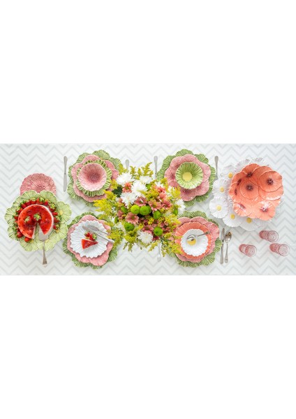 Bordallo Pinherio Maria Flor Beyaz Seramik Servis Kasesi 15,5 cm modelleri