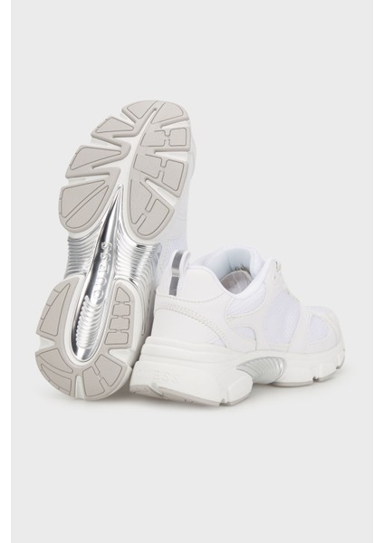 Ibitha Logolu Metalik Detaylı Kalın Taban Sneaker Ayakkabı FLTIBIELE12 Bayan Ayakkabı Fltıbı ELE12 Whıte fırsatları