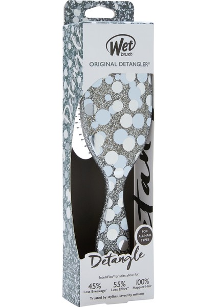 Groovy Disco Dolaşık Açıcı Saç Fırçası Gri fırsatları