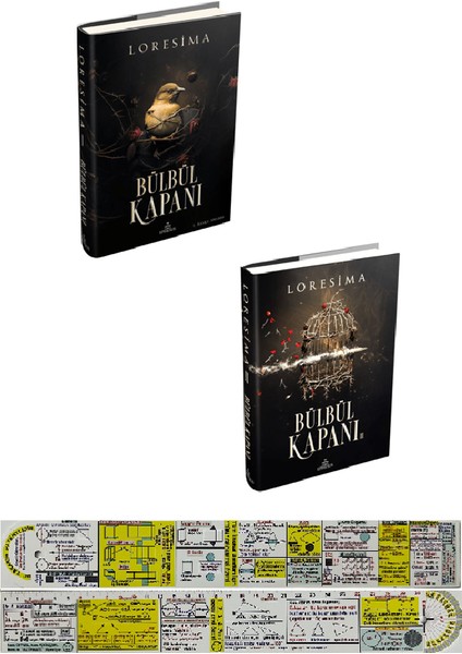 Bülbül Kapanı 2 Kitap Set / Loresima (Ciltli) + Mat. Öğreten Cetvel
