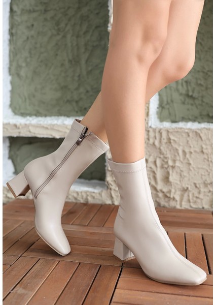 Birta Bey Cilt Streç Topuklu Bot fiyatları