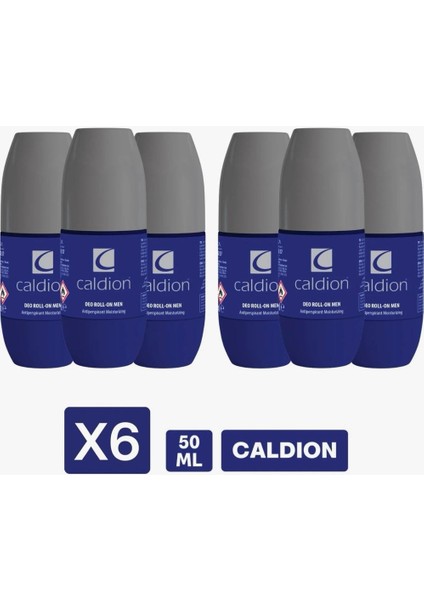 Classic Erkek Roll-On Odunsu Koku Tüm Cilt Tipleri İçin 6 x 50 ml.