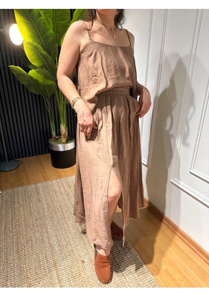 Kahverengi Bluz Etek Takım fırsatları