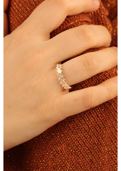 Çıtır Baget Taşlı Altın Yüzük ÇGKY0061 fiyatları