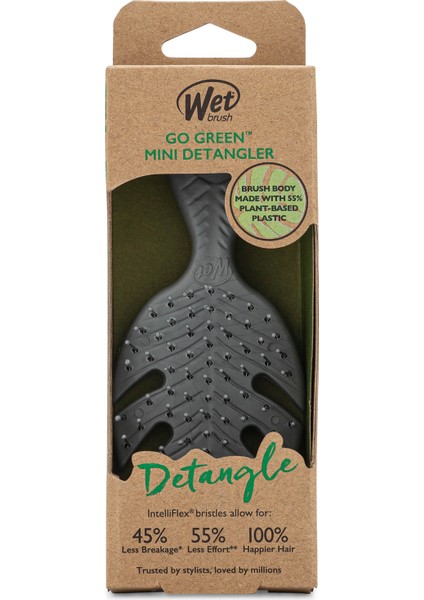 Go Green Mini Detangler Dolaşık Açıcı Saç Fırçası Gri indirimleri