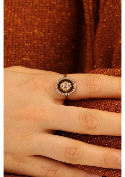 Baget Yeni Tarz Oval Altın Yüzük ÇGKY0070 fırsatları