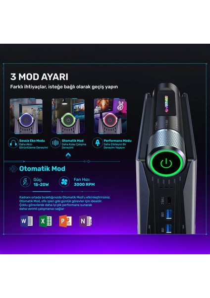 Momentum SD-R5.743U007 Ryzen5 7430U 16GB 2TBSSD FreeDOS Mini PC fiyatları