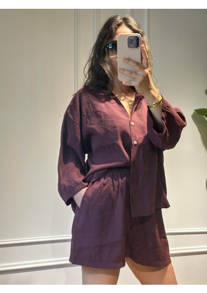 Gömlek Şort Takım