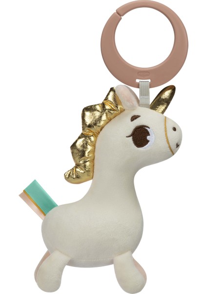 0-3 Yaş Peluş Sevimli Unicorn Beşik ve Bebek Arabası Oyuncağı (Unicorn Koleksiyonu)