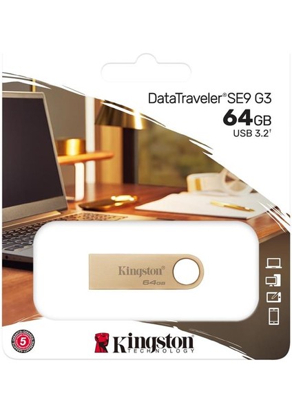 DTSE9G3-64GB 64GB 220MB-s Metal USB 3.2 Gen 1 DataTraveler SE9 G3 Flash Bellek fiyatları