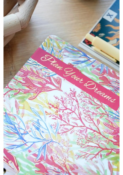 A5 Spiralli Süresiz-Motivasyon Sayfalı-Haftalık Planlayıcı Ajanda