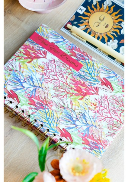 A5 Spiralli Süresiz-Motivasyon Sayfalı-Haftalık Planlayıcı Ajanda fırsatları