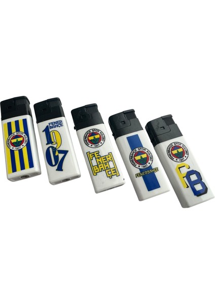 Fenerbahçe Lisanslı Doldurulabilir Çakmak Seti 5 Adet