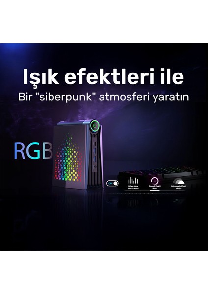 Momentum SD-R5.743U014 Ryzen5 7430U 64GB 1TBSSD FreeDOS Mini PC modelleri