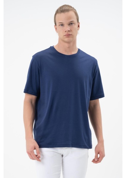 Erkek Tişört Merserize T-Shirt Oversize Tshirt