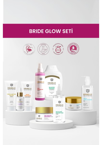 Bride Glow Seti – Düğün Işıltısını Şimdiden Yakala