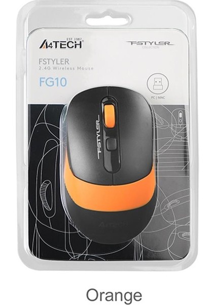 FG10 OPTİK MOUSE NANO USB TURUNCU 2000 DPI