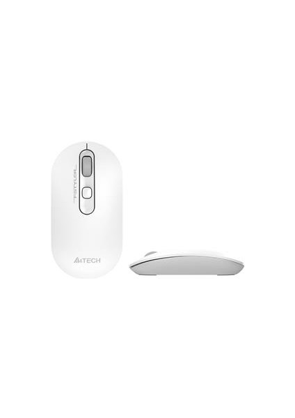 FG20 Nano Alıcı Kablosuz Optik 2000DPI Enerji Korumalı Kompakt Mouse - Beyaz indirimleri