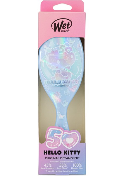 Hello Kitty Dolaşık Açıcı Saç Fırçası Mavi