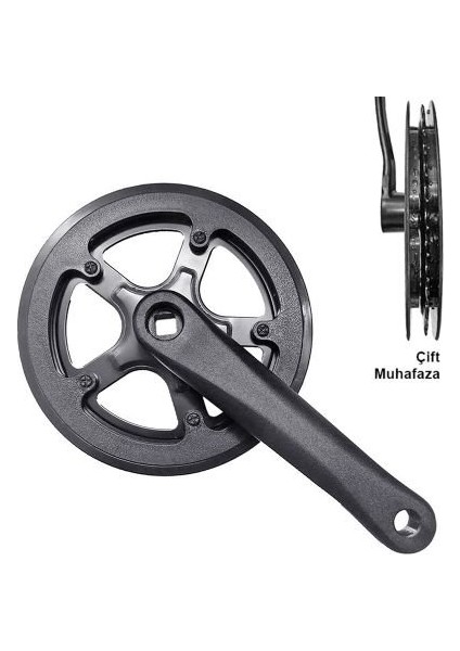 Rks Skyjet ve Benzeri Uyumlu Aynakol – 46T 170MM Çelik Çift Muhafazalı | Kare Mil Sistemli