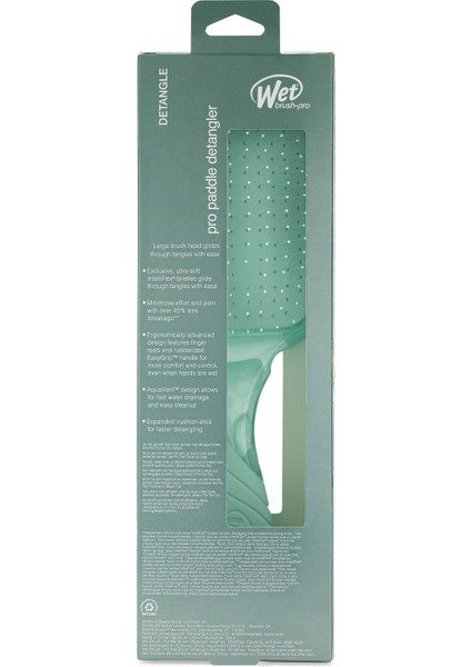 Pro Paddle Detangler Saç Fırçası Turkuaz