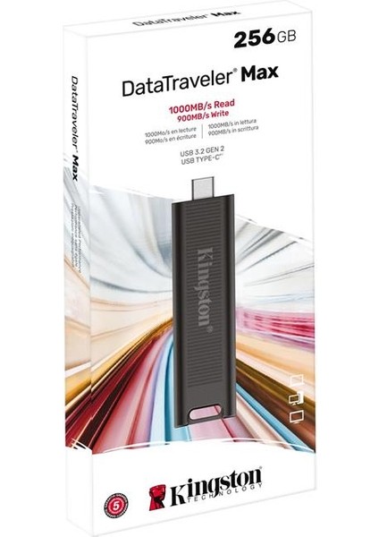 DTMAX-256GB 256GB DataTraveler Max Type-C 1000R-900W USB 3.2 Gen 2 Flash Bellek fiyatları