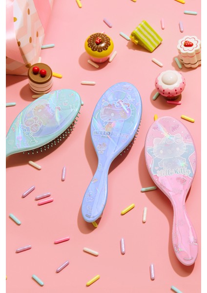 Hello Kitty Dolaşık Açıcı Saç Fırçası Yeşil