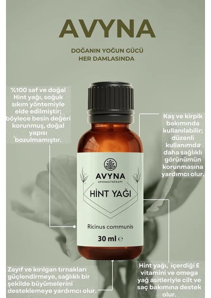 Hint Yağı ( Yoğun Kıvamlı Yağ ) 30 ml Soğuk Sıkım Saf ve Doğal modelleri