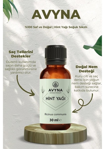 Hint Yağı ( Yoğun Kıvamlı Yağ ) 30 ml Soğuk Sıkım Saf ve Doğal indirimleri